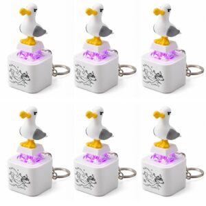 Rechargeable Seagull Mechanical Button Keychain Set
