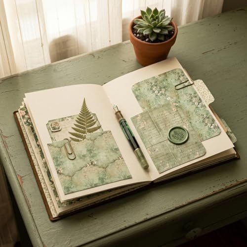 Vintage scrapbook paper pad image 5