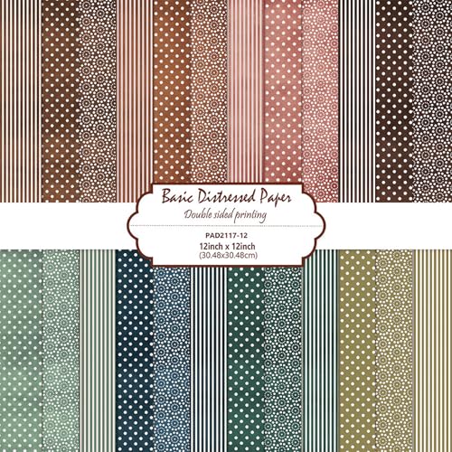 12x12 Double-Sided Patterned Scrapbook Paper - 24 Sheets image 9