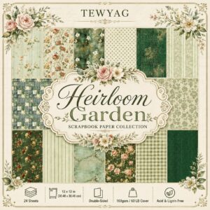 Vintage scrapbook paper pad image 1