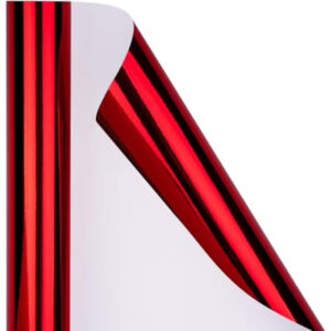 Metallic Gift Wrapping Paper Rolls — 43 cm Wide, 3 m or 10 m - Gloss Red · 43 cm × 3 m
