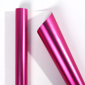 Metallic Gift Wrapping Paper Rolls — 43 cm Wide, 3 m or 10 m - Matte Fuchsia · 43 cm × 3 m
