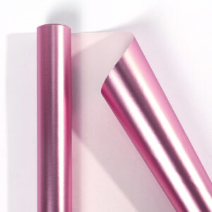 Metallic Gift Wrapping Paper Rolls — 43 cm Wide, 3 m or 10 m - Matte Pink · 43 cm × 3 m