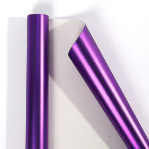 Metallic Gift Wrapping Paper Rolls — 43 cm Wide, 3 m or 10 m - Matte Purple · 43 cm × 3 m