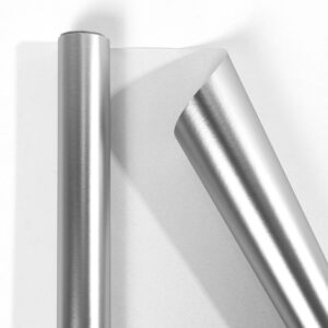 Metallic Gift Wrapping Paper Rolls — 43 cm Wide, 3 m or 10 m - Matte Silver · 43 cm × 3 m